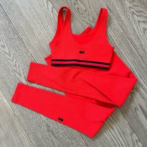 SOLID & STRIPED Sport matching gym set sports bra and yoga pants (XS)